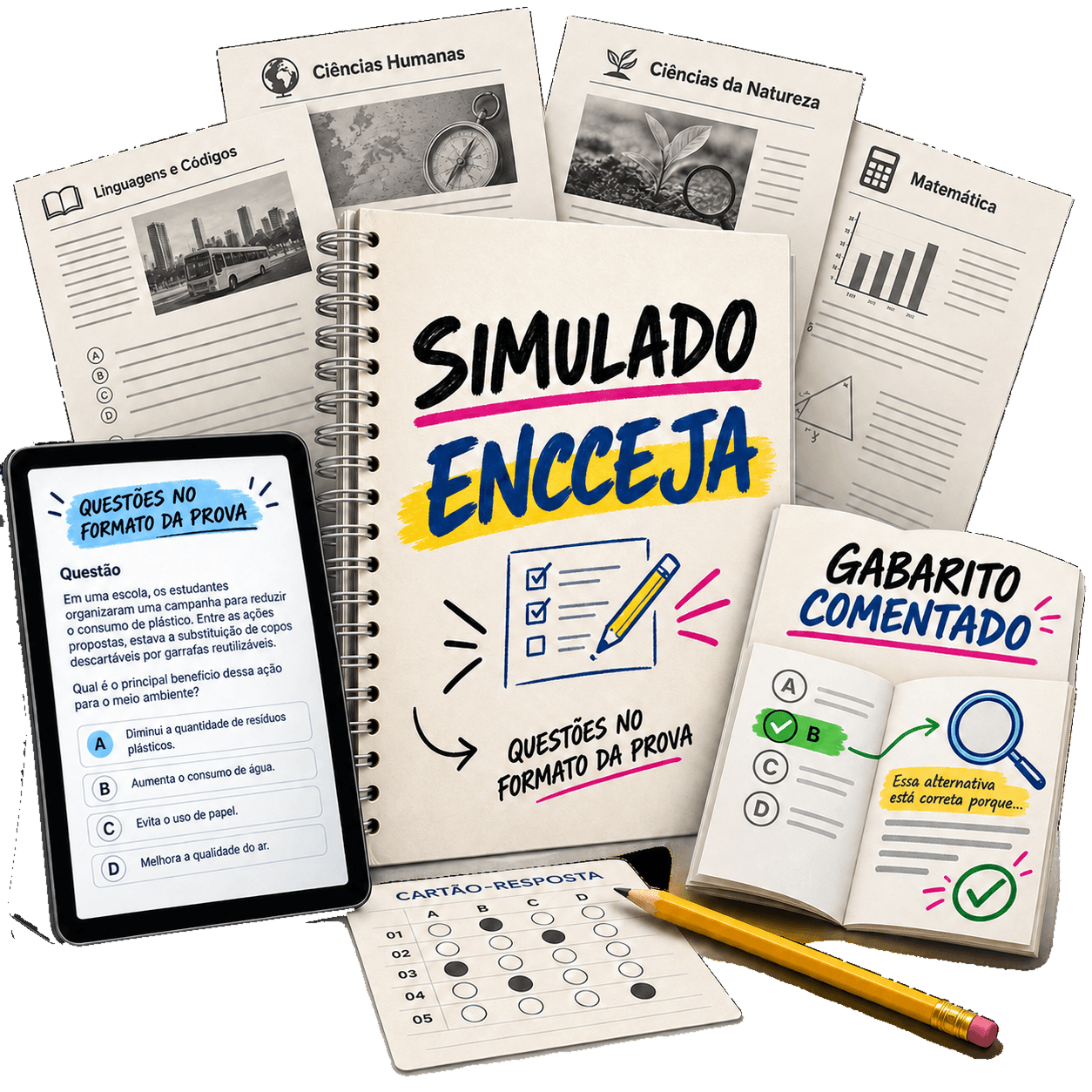 Simulado no formato da prova