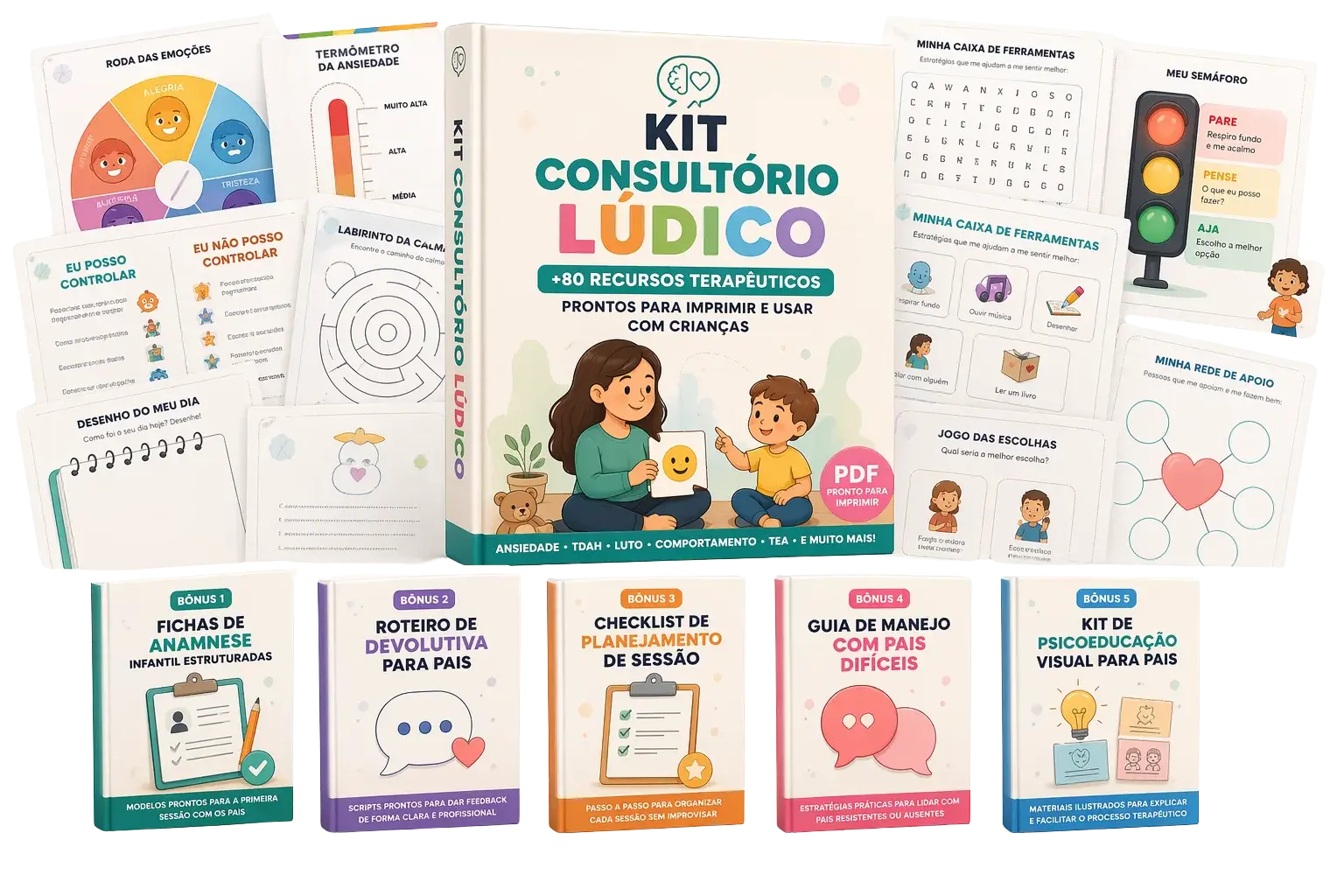 Capa do material Kit Consultório Lúdico