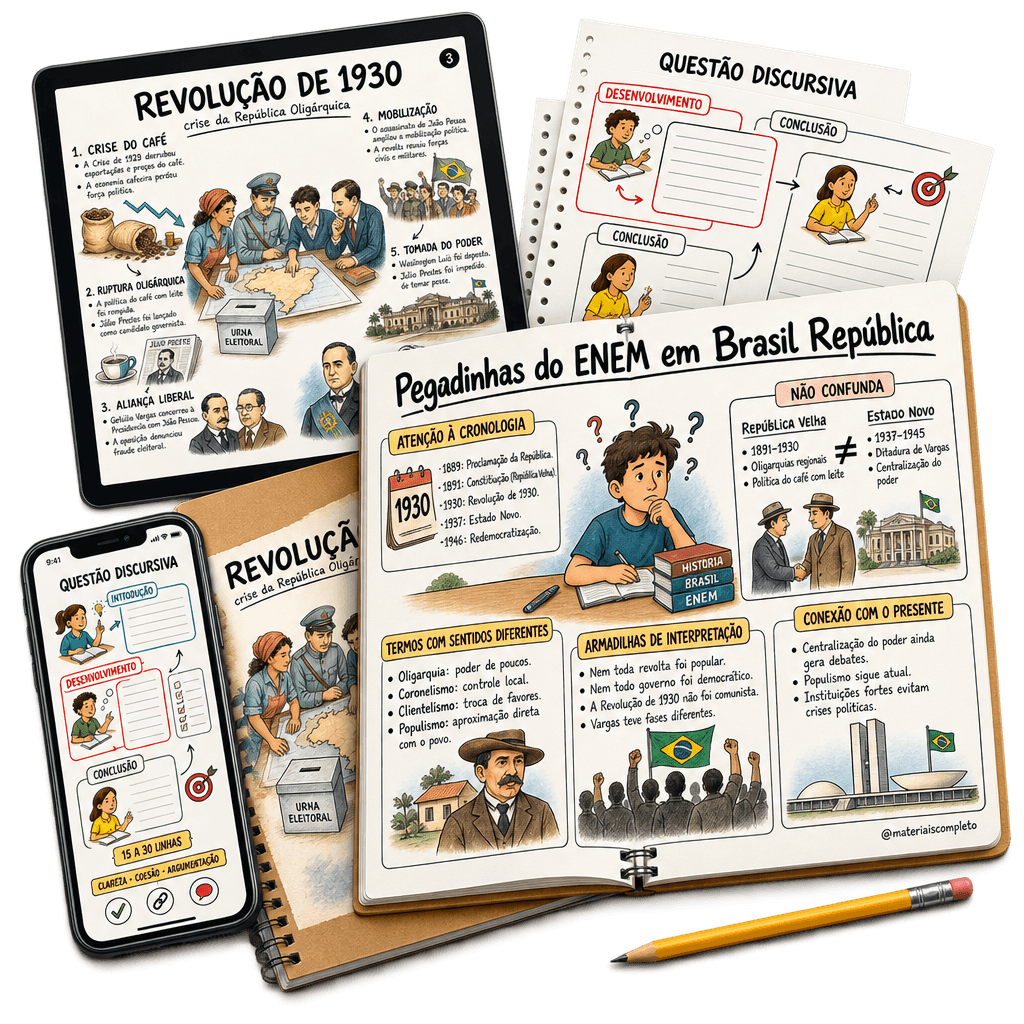 Pegadinhas do ENEM em Brasil República