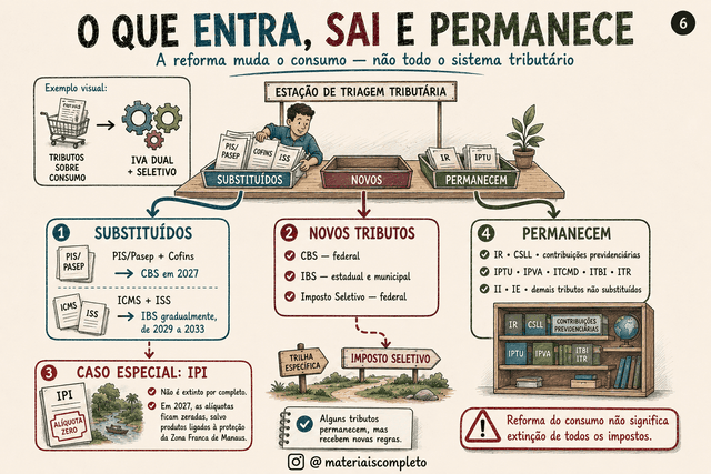 Página do material visual