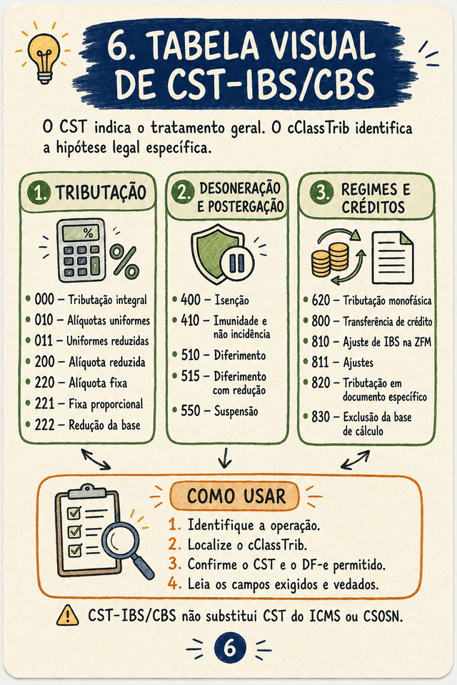 Página do material visual